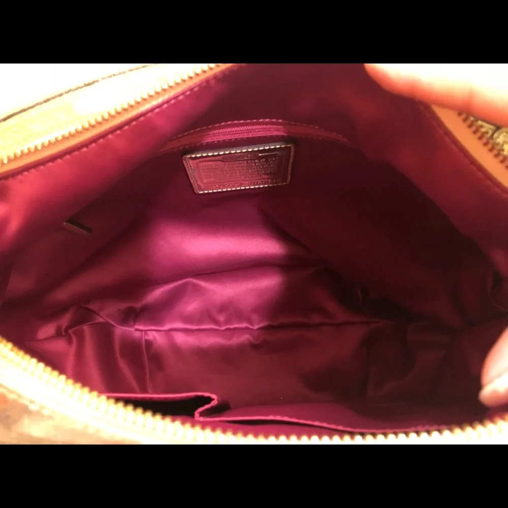 AUTHENTIC COACH POPPY JAZZY SHOULDER MESSENGER BAG - Picture 5 of 11